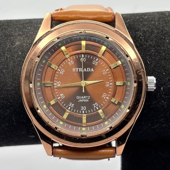 Brown Strada Men's Watch - Picture 1 of 5